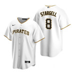 Mens Pittsburgh Pirates #8 Willie Stargell 2020 Home White Jersey Gift For Pirates Fans