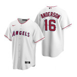 Mens Los Angeles Angels #16 Garret Anderson 2020 Retired Player Player White Jersey Gift For Angels Fans
