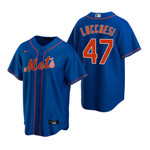 Mens New York Mets #47 Joey Lucchesi 2020 Royal Blue Jersey Gift For Mets Fans