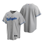 Mens Los Angeles Dodgers Mlb Baseball Team Road Gray Jersey Gift For Dodgers Fans