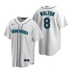 Mens Seattle Mariners #8 Donovan Walton 2020 Home White Jersey Gift For Mariners Fans