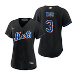 Womens New York Mets #3 Tomas Nido 2020 Black Jersey Gift For Mets And Baseball Fans