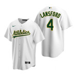 Mens Oakland Athletics #5 Carney Lansford 2020 Retired Player White Jersey Gift For Athletics Fans
