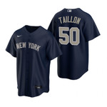 Mens New York Yankees #50 Jameson Taillon 2020 Alternate Navy Jersey Gift For Yankees Fans