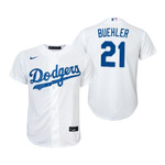 Youth Los Angeles Dodgers #21 Walker Buehler 2020 Alternate White Jersey Gift For Dodgers Fans