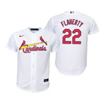 Youth St Louis Cardinals #22 Jack Flagerty 2020 Home White Jersey Gift For Cardinals Fans