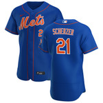 New York Mets Max Scherzer 21 MLB Royal Alternate Jersey Gift For Mets Fans