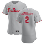 Philadelphia Phillies Nick Castellanos 2 MLB Gray Road Jersey Gift For Phillies Fans
