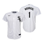 Youth Chicago White Sox #1 Nick Madrigal Collection 2020 Alternate White Jersey Gift For Sox Fans