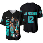 Vancouver Grizzlies Ja Morant 12 NBA Player of the Year Black 3D Designed Allover Gift For Grizzlies Fans
