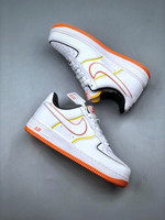 Nike Air Force 1 07 Low White Team Red Yellow Shoes 315122-185