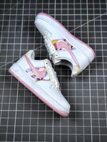 Nike Air Force 1 Lv8 Gs Floral White Metallic Silver Light Arctic Pink CN8535-100