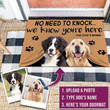 Personalized Welcome Cat & Dog Doormat