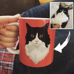 Custom Pet Coffee Mug / Vector Custom Pet Coffee Mug