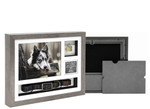 Pet Ashes & Keepsake Frame (14x11") - Holds a collar, tag and ashes for pet up to 22kg (50lbs) - 850cc