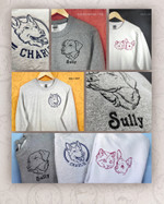 Custom Embroidered Dog Sweatshirt