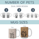 Custom Pet Mug Using Pet Photo +