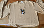Custom Dog Sweatshirt | Embroidered Cartoon