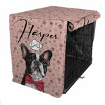 Custom Crate Cover / French Bulldog Face 4