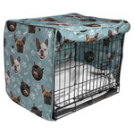 Custom Crate Cover / French Bulldog Face 3