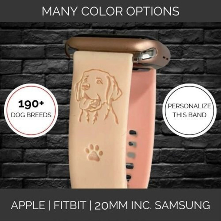 Custom Watch Band Any Dog Breed suitable for Apple® Watch