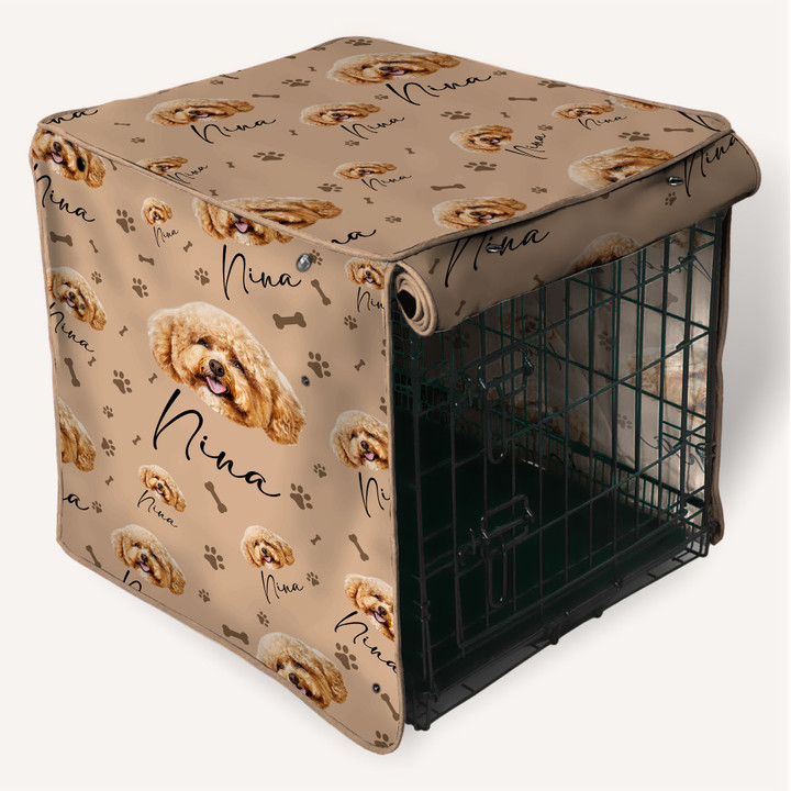 Custom Crate Cover / Poodle Face