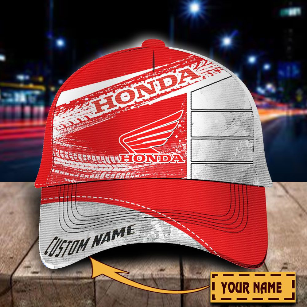 Honda Motorcycle Custom Name Classic, Baseball Caps 9030
