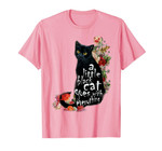 Cat Shirt Little Black Cat Goes With Everything Gifts Tee