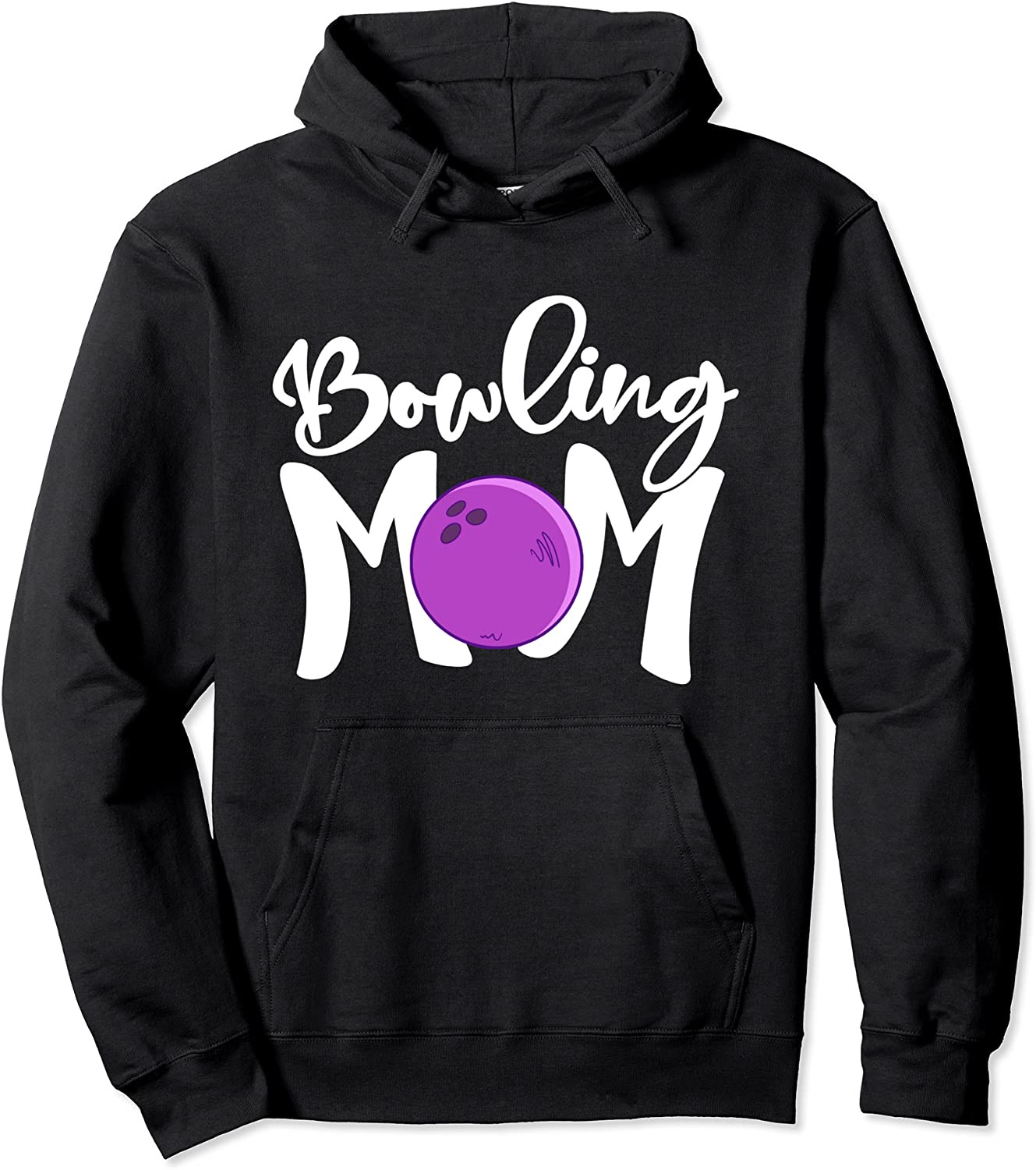 Bowling Mom Vintage Mama Bowling Mothers Day Bowling Mom Pullover Hoodie