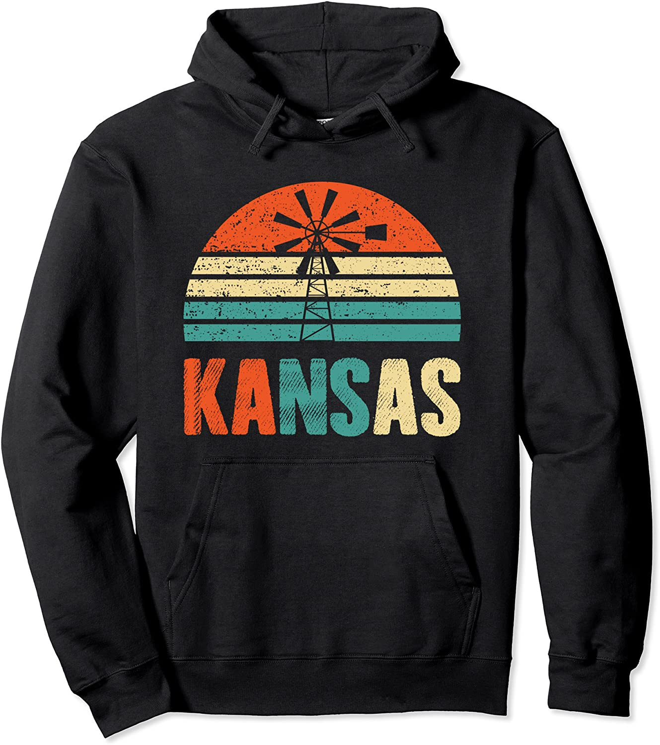 Farming Kansas Farmer State Souvenir Gift Pullover Hoodie
