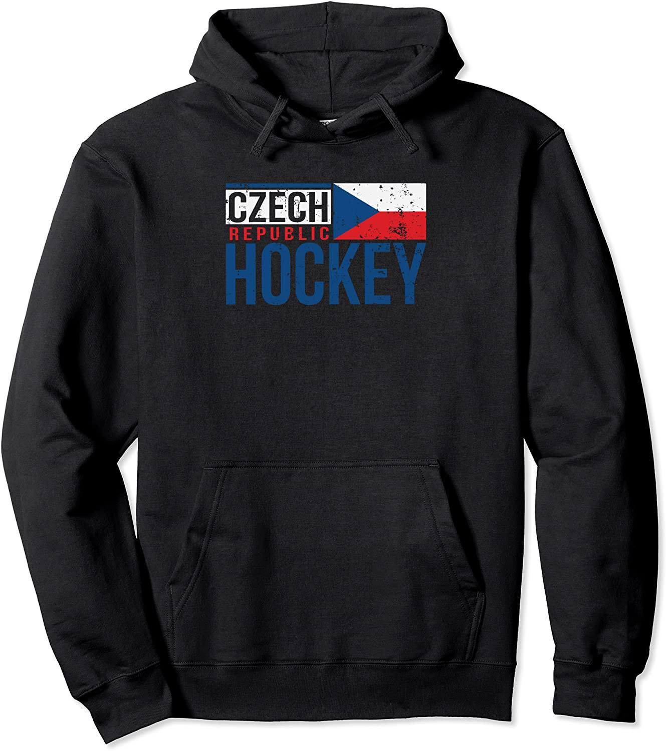 Czech Republic Czechia Hockey International Ice Supporter Pullover Hoodie