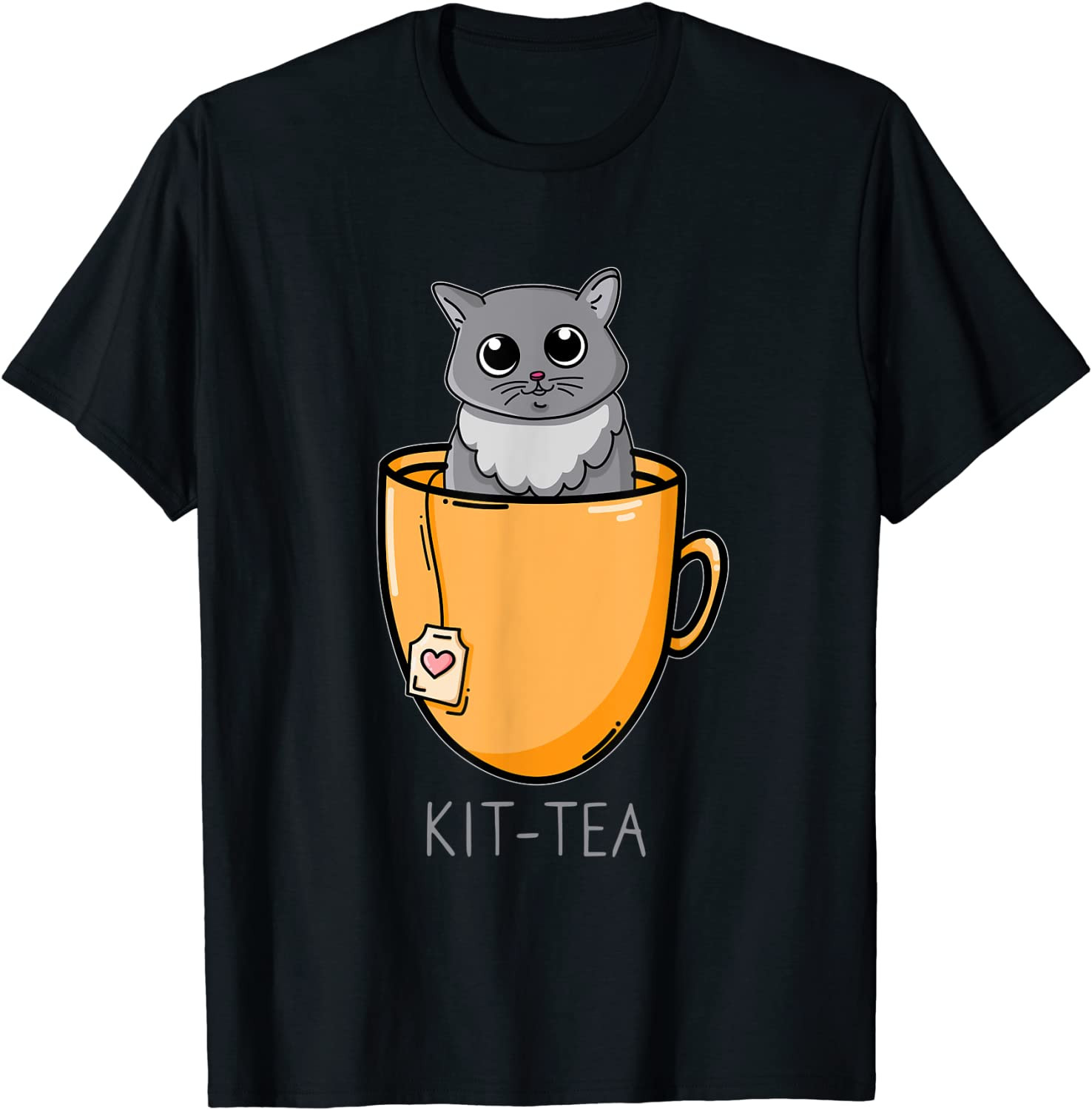 Kit- Tea Cat Kitten Lover Gift T-Shirt