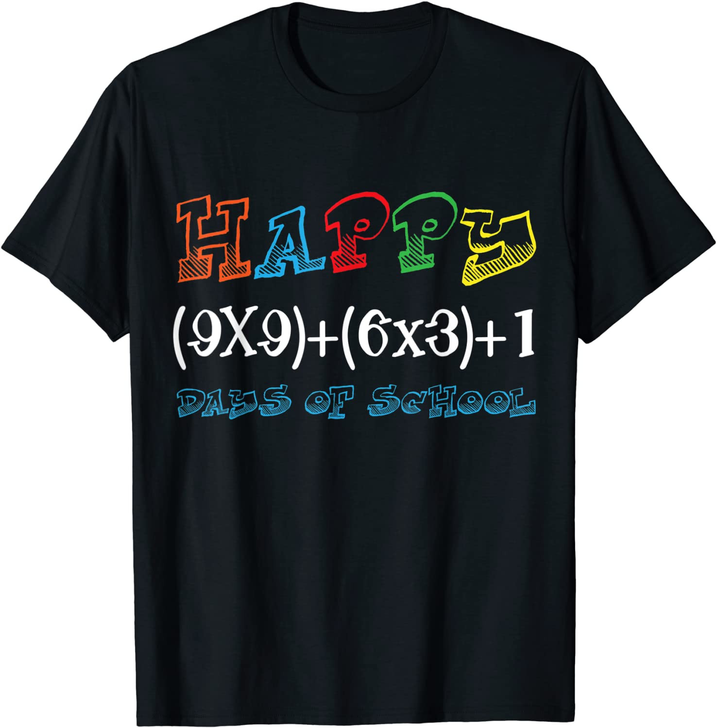 Math Equation Nerdy Geeky Cute 100th Days Of School Gift T-Shirt