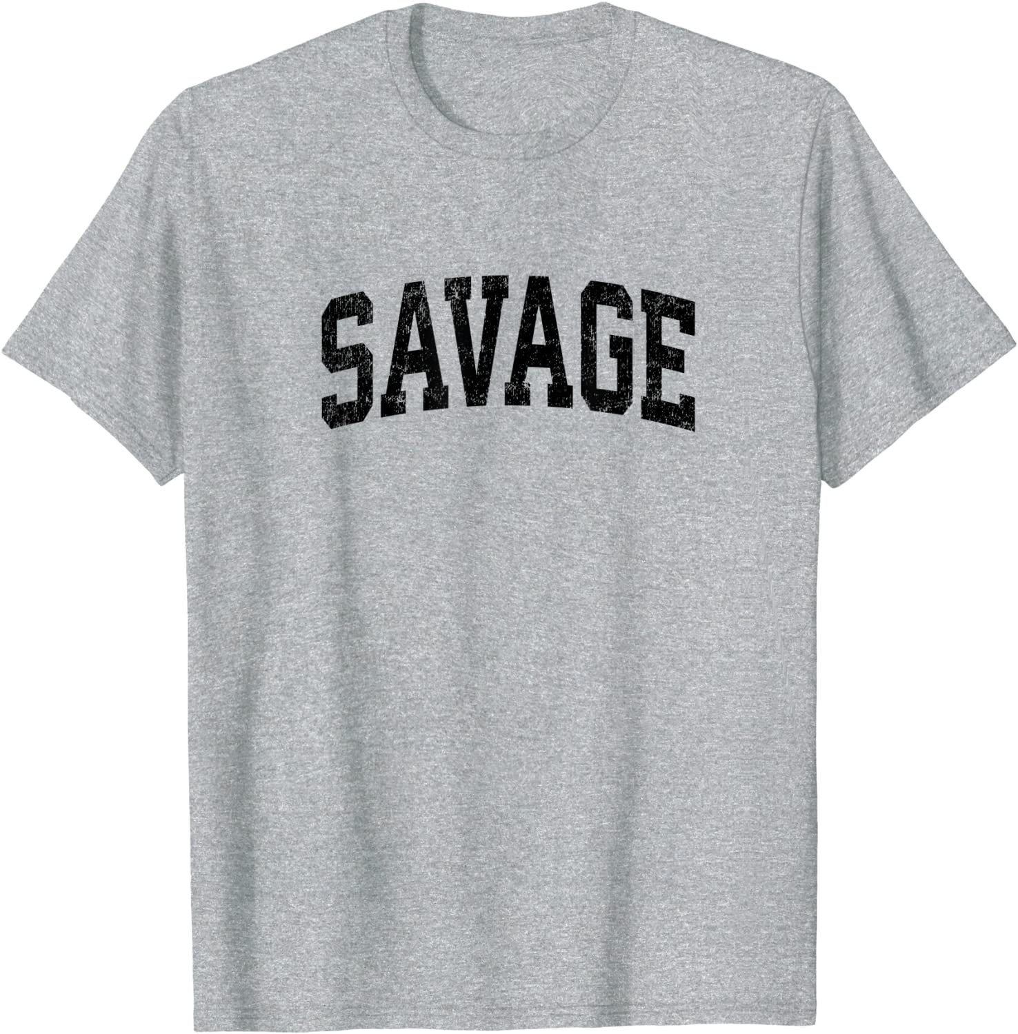 Savage Minnesota Mn Vintage Athletic Sports Black Design T-Shirt