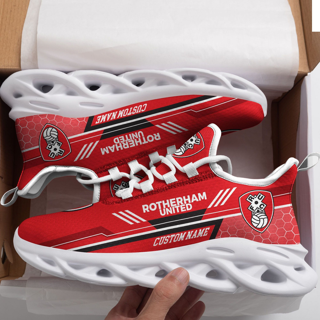 HOT Rotherham United Custom Name Clunky Max Soul Sneakers Shoes1