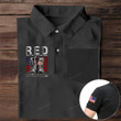 RED Until They All Come Home Veteran Pocket Polo Shirt