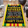 Proud Vietnam Veteran Area Rug