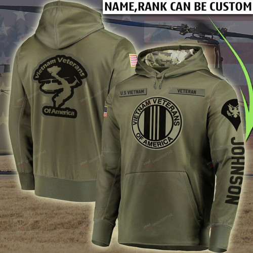 Custom Name And Rank Vietnam Veteran Hoodie