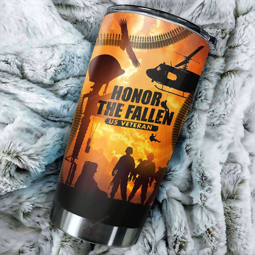 Honor The Fallen Veteran Tumbler