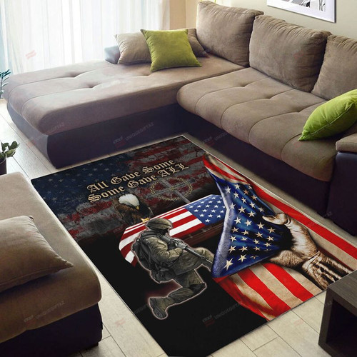 All Gave Some Some Gave All Veteran Area Rug