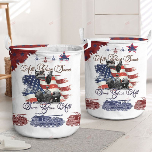 All Gave Some Some Gave All Veteran Laundry Basket