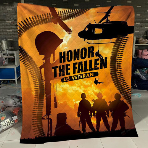 Honor The Fallen Veteran Quilt