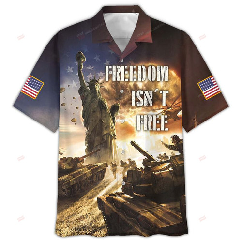 Freedom Isn't Free Veteran Hawaiian Shirt