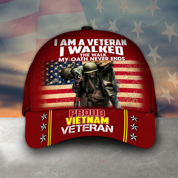 I Am A Veteran Vietnam Veteran Classic Cap