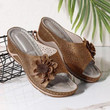 Leather Soft Footbed Orthopedic Arch-Support Sandals - menzessential