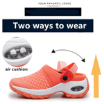 2 In 1 Breathable Lightweight Air Cushion Slip-On Walking Slipper & Sandal
