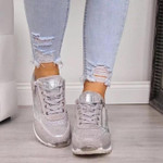 2021 New Women Casual Wedge Sneakers - menzessential