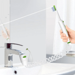 2in1 Portable Faucet Toothbrush Water Flosser