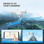 4K Camera Rotation Waterproof Professional RC Drone - Quadcopter UAV ESC HD Wide-Angle Aerial Photography Long Life Remote Control Helicopter - Drone - Blastiful