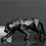 Abstract Geometric Panther